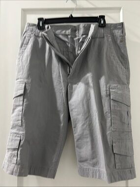 Roundtree & Yorke Men's Casual Light Gray Shorts size waist 34